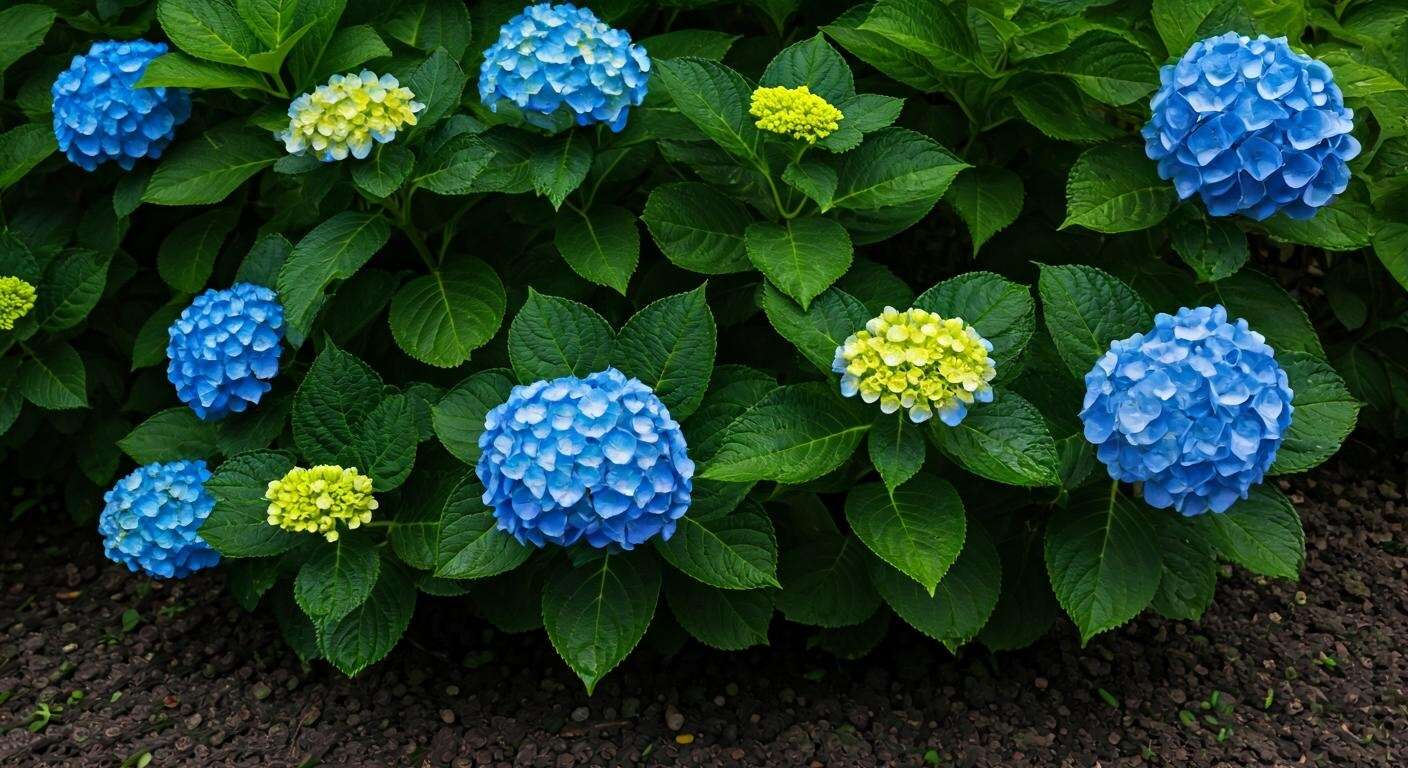 Comment acidifier la terre pour avoir de beaux hortensias bleus ?