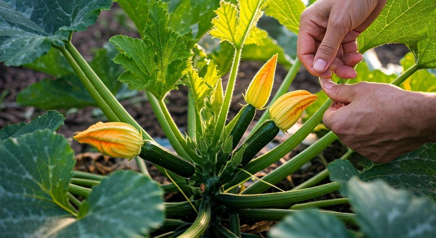 Comment pincer les plants de courgettes pour avoir plus de légumes ?