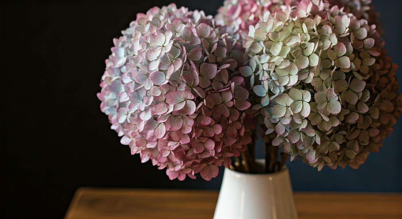 Comment faire sécher des hortensias pour en faire des bouquets secs ?