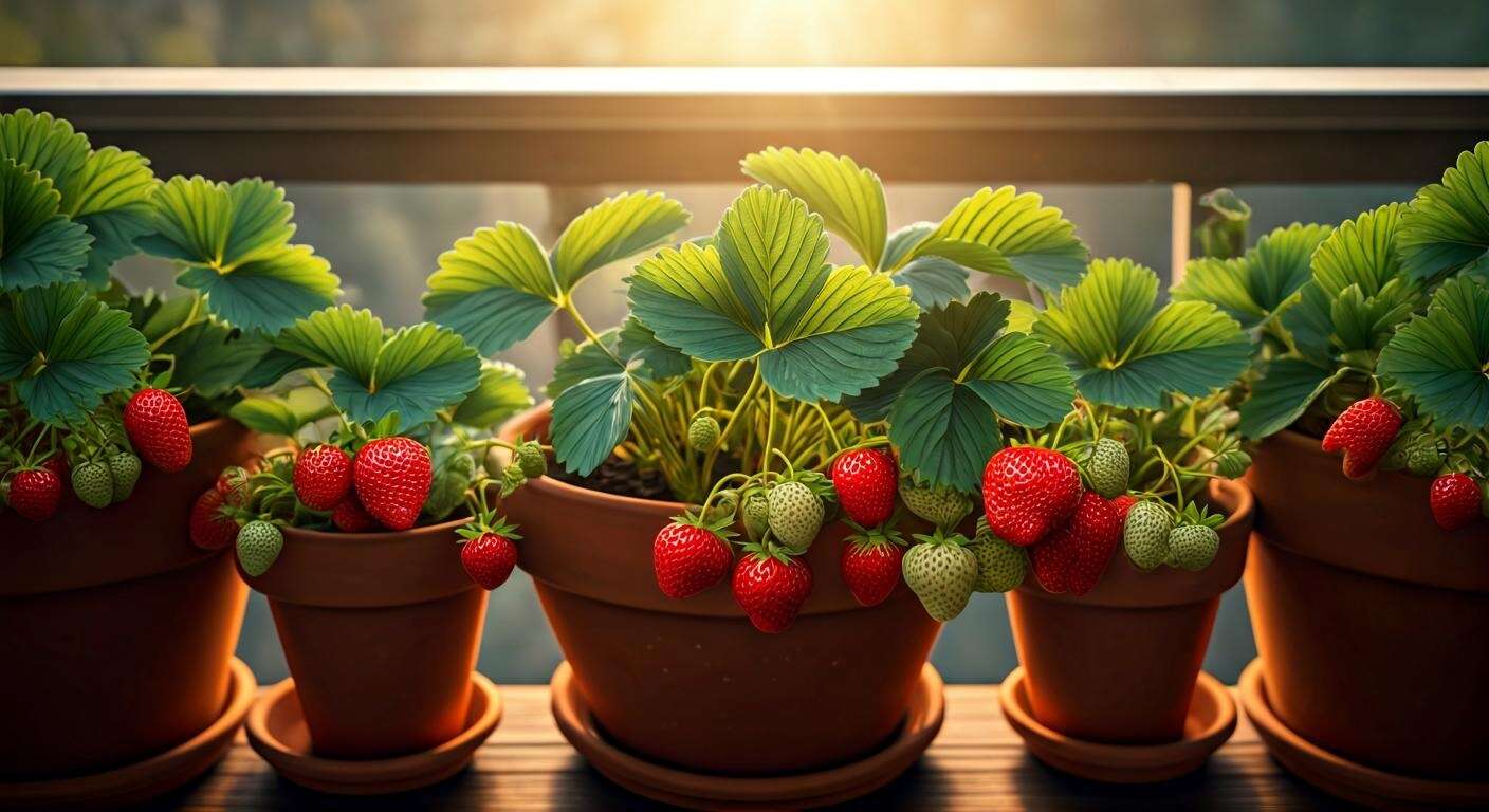 Comment cultiver des fraises sur un balcon ou une terrasse ?
