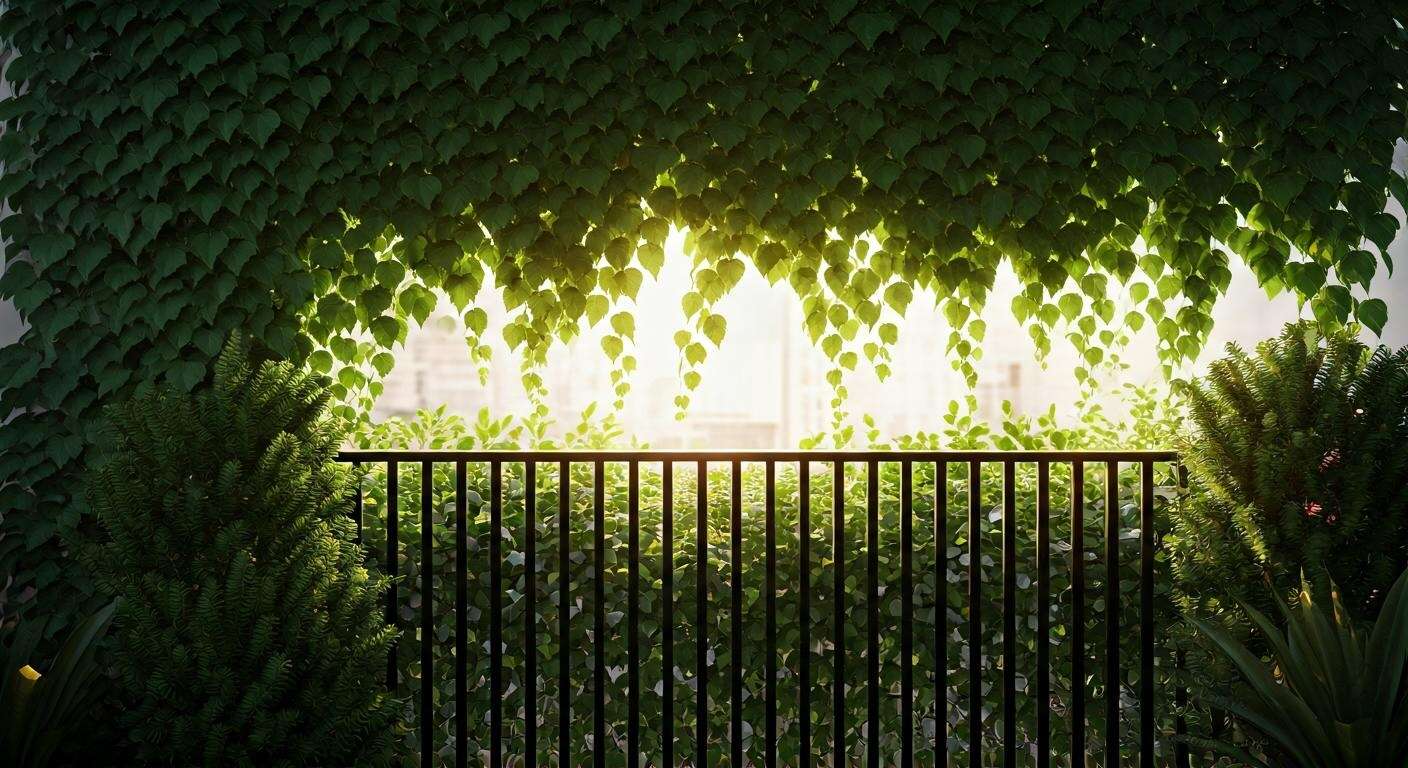 Comment cacher un vis-à-vis gênant avec des plantes grimpantes ?