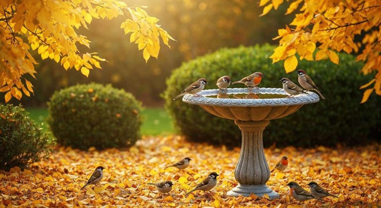 Pourquoi vous devriez absolument installer un bain d'oiseaux dans votre jardin pour cet automne