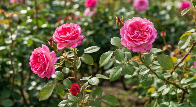 La seule taille à effectuer sur les rosiers en automne pour une floraison explosive et des fleurs deux fois plus grosses