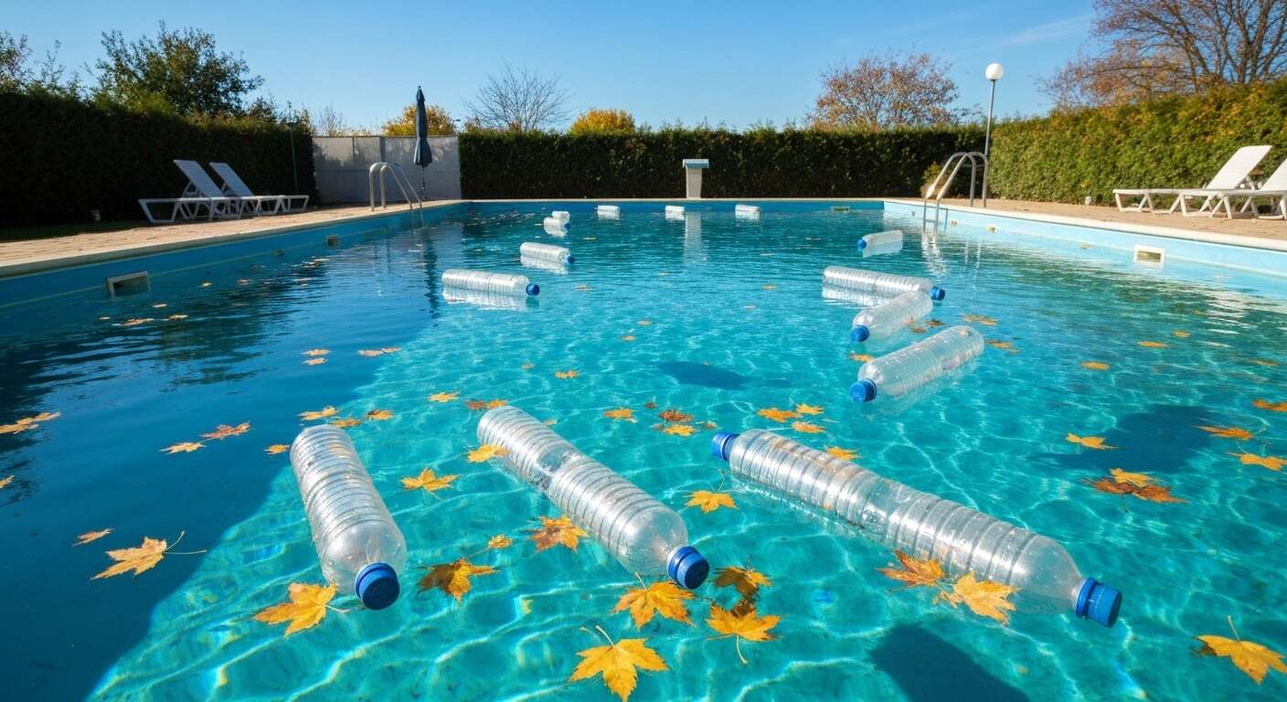 L'astuce de la bouteille en plastique pour un hivernage de piscine sans stress et sans aucune casse de skimmer