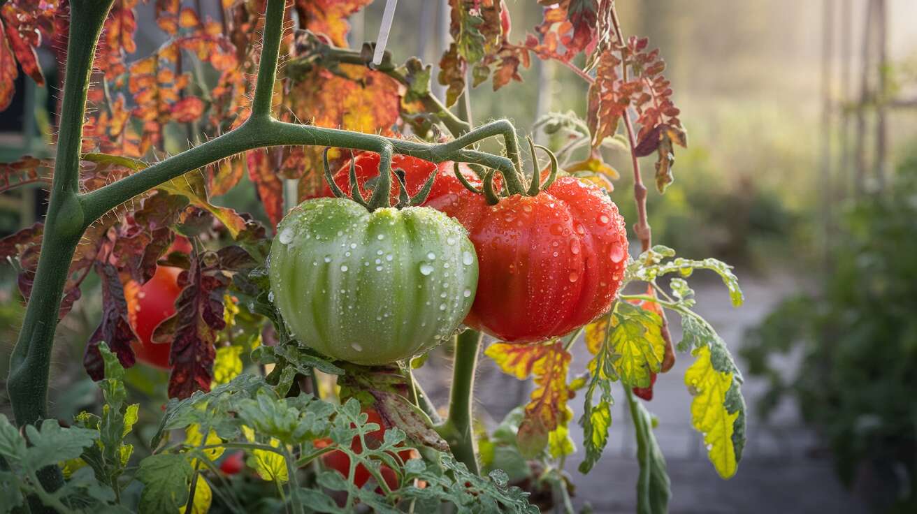 Cette astuce naturelle avec du lait écrémé évite le mildiou sur les tomates d’automne