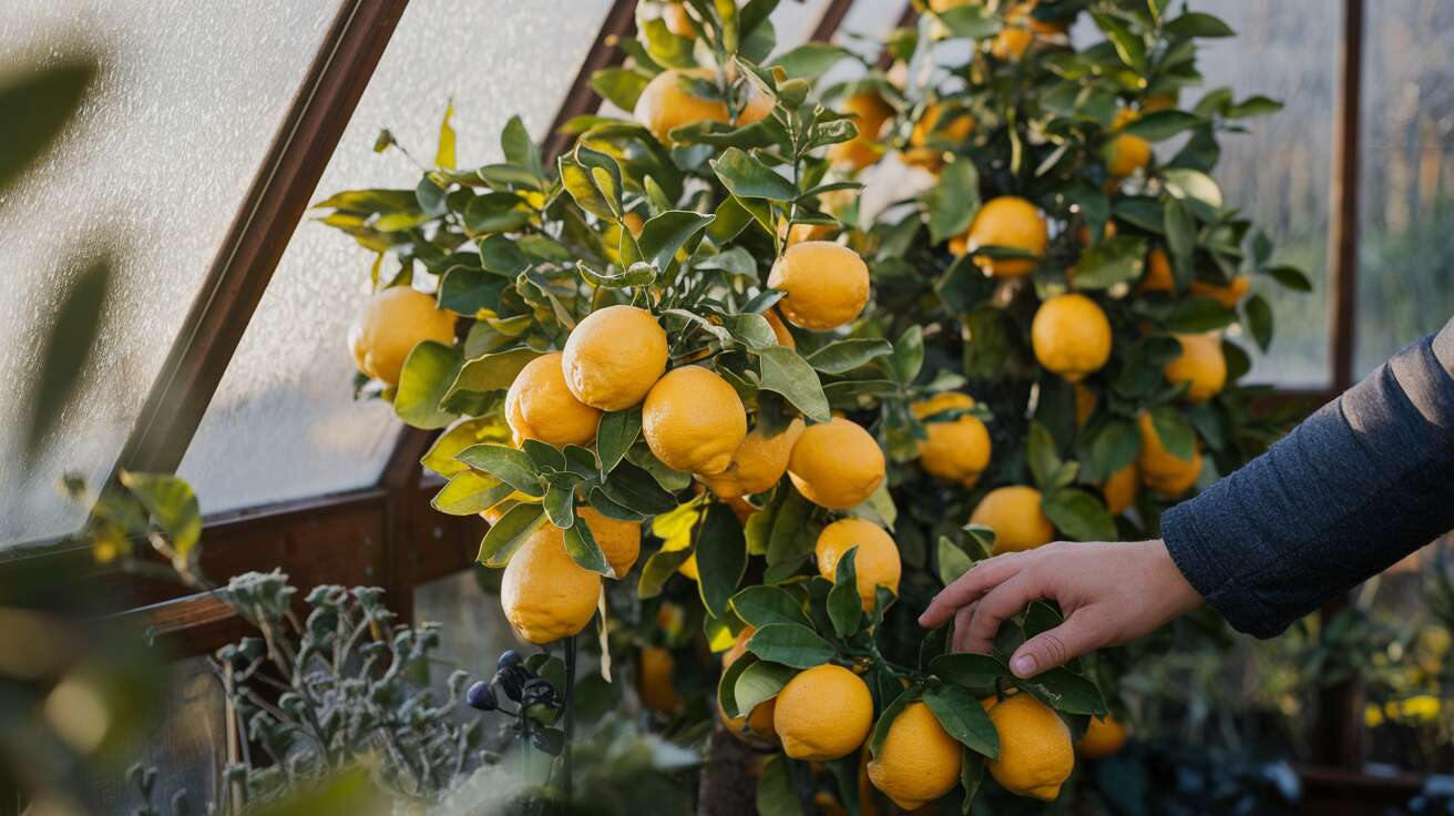 Mon citronnier continue de produire des fruits tout l&rsquo;hiver grâce à ce simple geste que j&rsquo;effectue en octobre