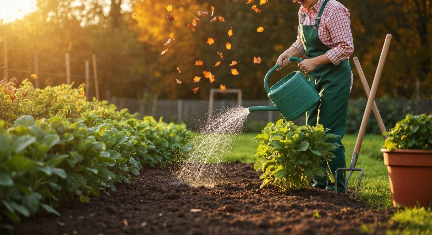 Cette astuce d’arrosage en automne prépare un sol meuble et fertile pour le printemps
