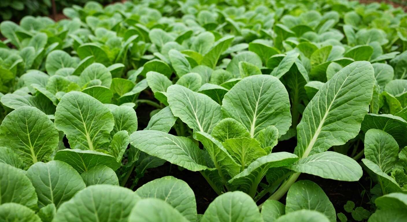 Ce légume-feuille asiatique pousse à une vitesse folle et se récolte en moins de 40 jours après le semis