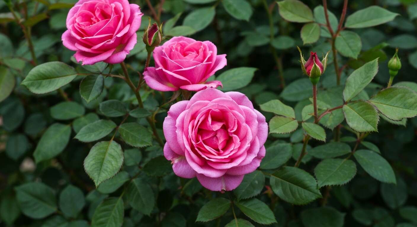 Ce rosier incroyable fleurit sans arrêt jusqu'aux premières gelées et ne demande absolument aucune taille