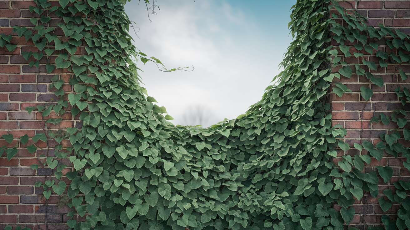 Cette plante grimpante pousse à une vitesse folle et transforme un mur moche en oasis de verdure, même en hiver
