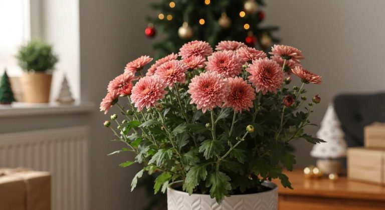 Le secret bien gardé pour que vos chrysanthèmes en pot durent facilement jusqu'à Noël