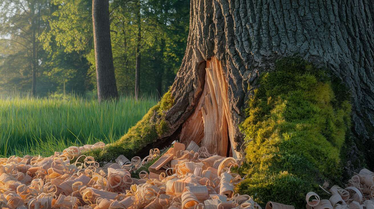 Cette astuce gratuite avec de la sciure garde les racines de vos arbres au chaud tout l’hiver