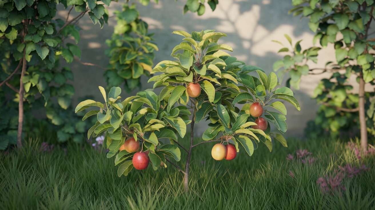 Ce petit arbre fruitier auto-fertile est idéal si vous n&rsquo;avez de la place que pour un seul et unique sujet au jardin