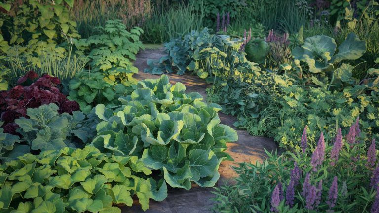 Mon voisin a mis un vieux tapis dans son potager, le résultat au printemps a rendu tout le quartier jaloux